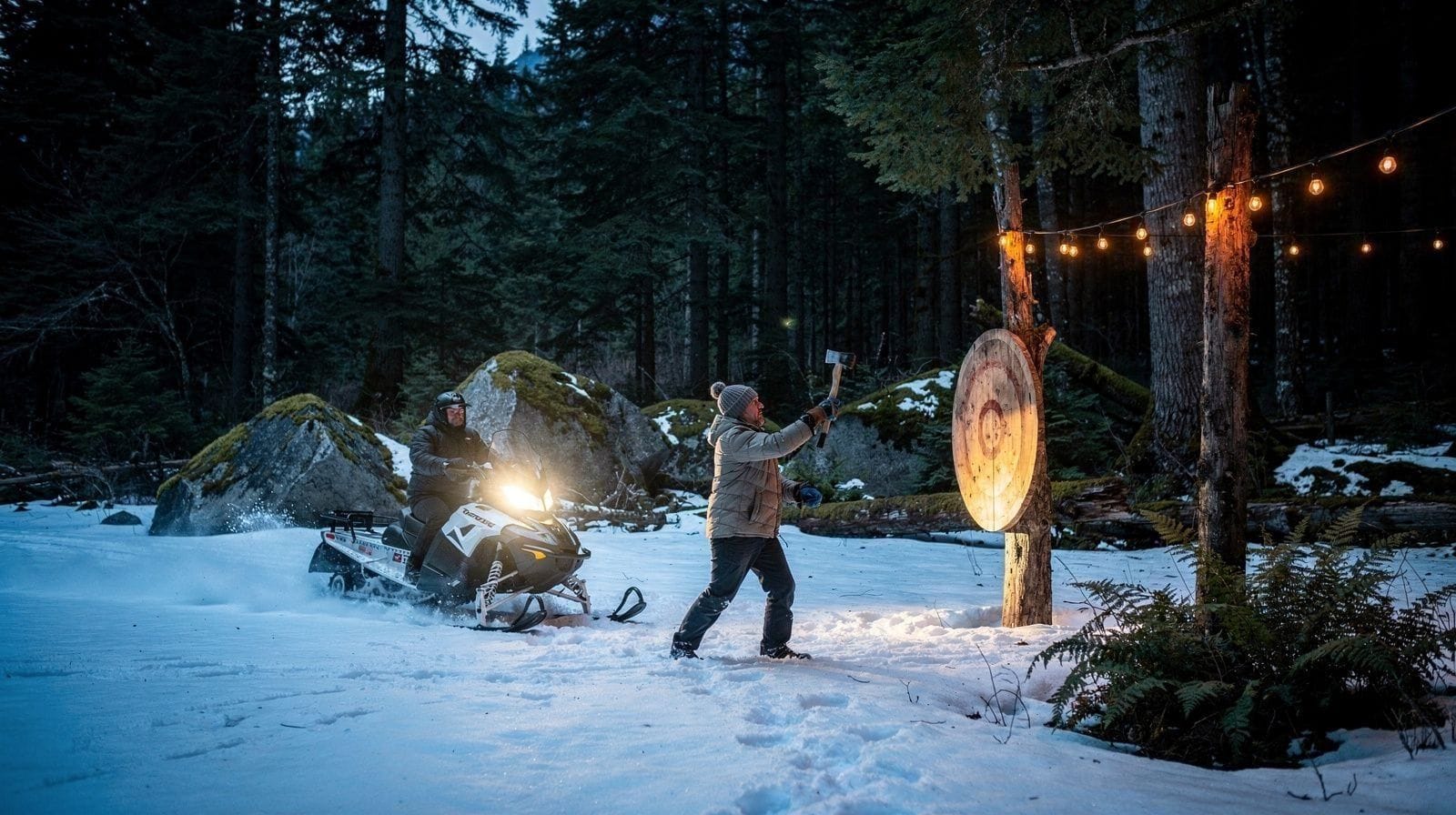 Whistler Twilight Snowmobile and Axe Throwing: What to Expect